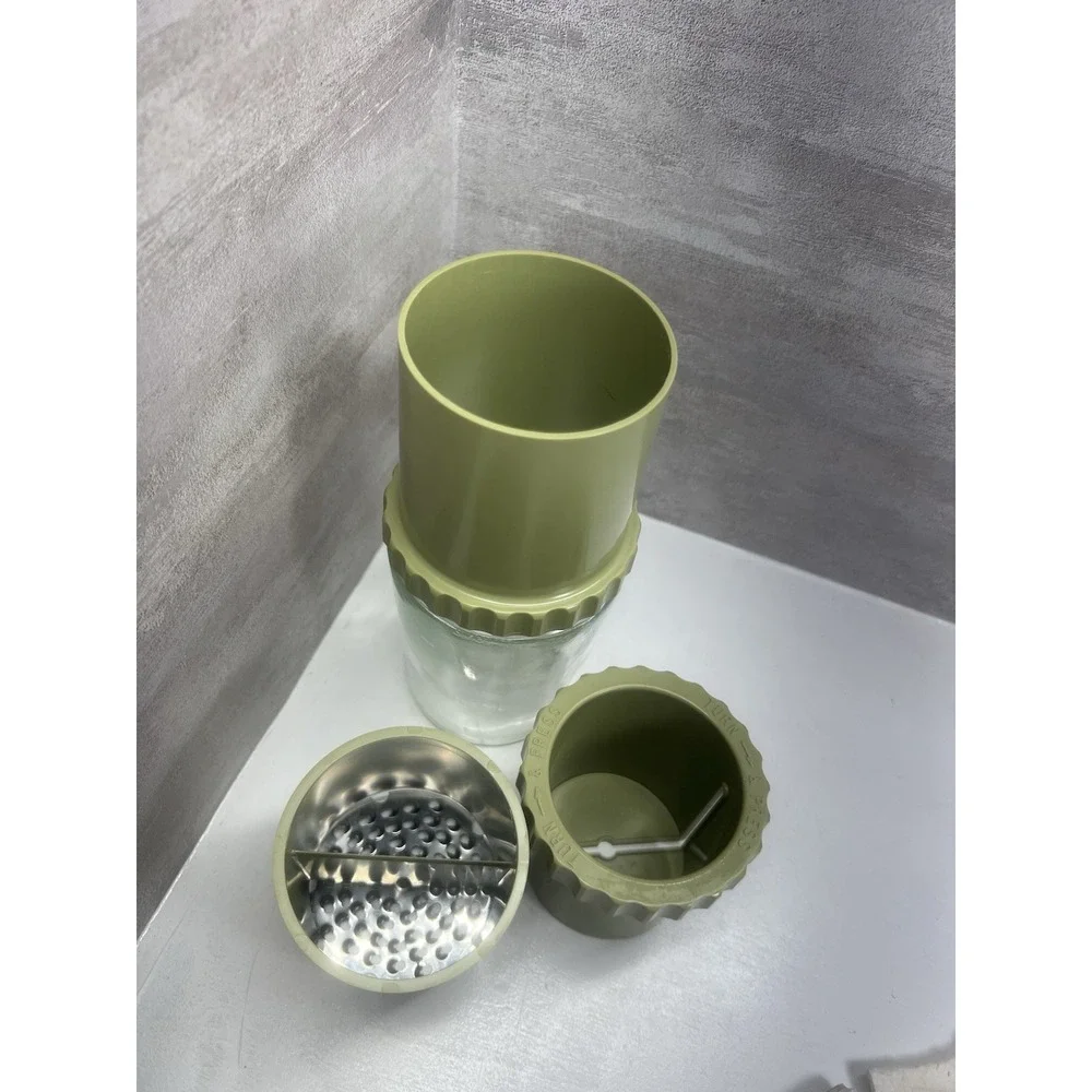 Vintage Avacado Green Acme Table Cheese Grater 8